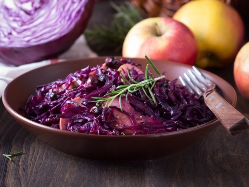 Rezept Rotkraut mit Apfel