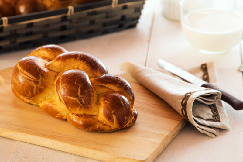 Hefezopf Rezept mit Süsskartoffeln