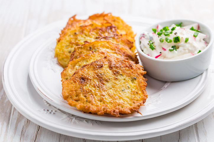 Gemüserösti mit Frühlingsdip