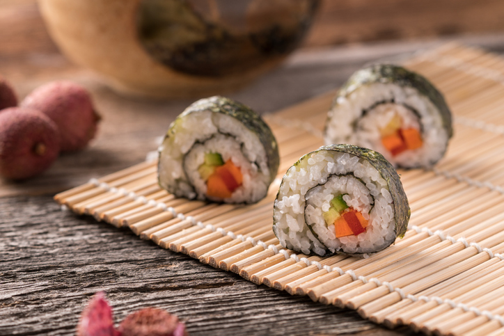 Sushi mit Gemüse